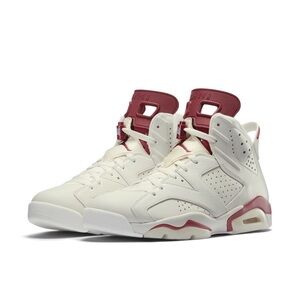 AIR JORDAN VI MAROON High-Top Sneakers